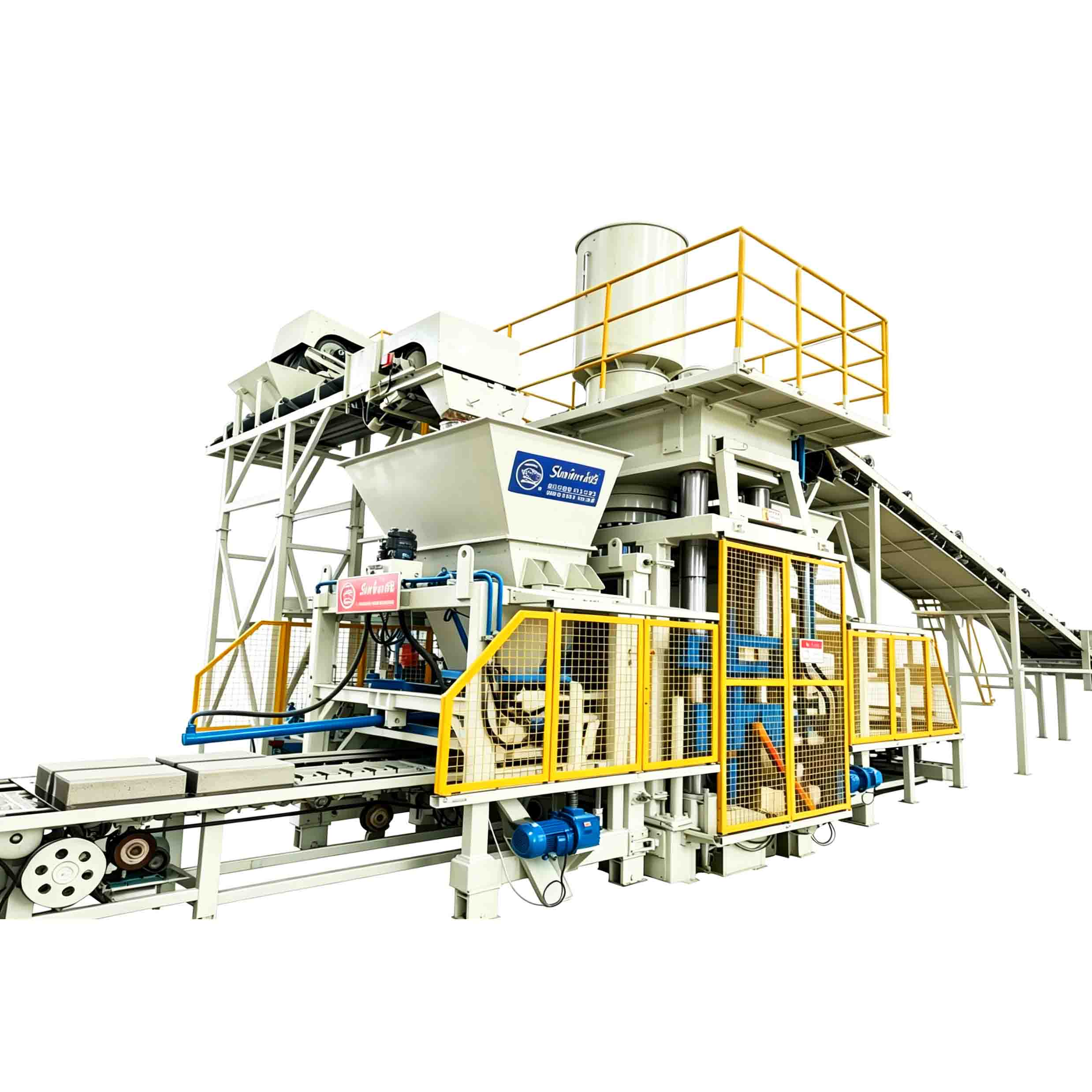 Machine intégrée entièrement automatique de blocs et de pierres