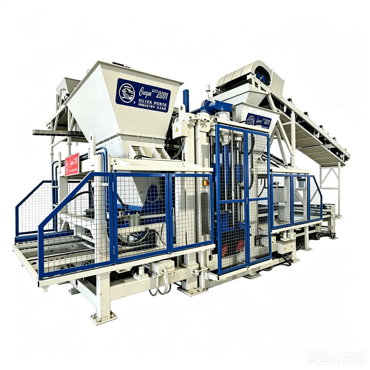 Machine de bloc de formation de vibrations QFT9-16